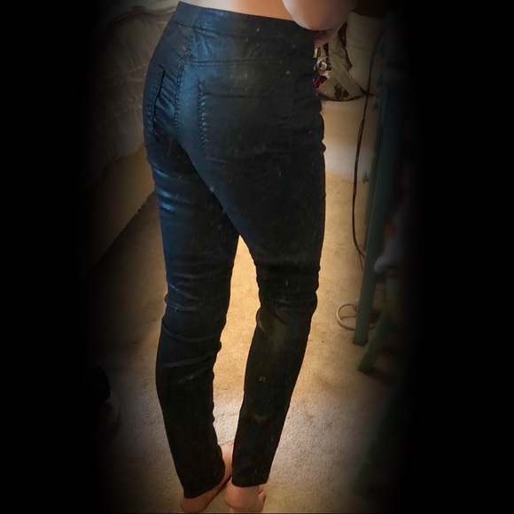 H&M High Rise Shimmer Ankle Jeggings - Picture 7 of 7